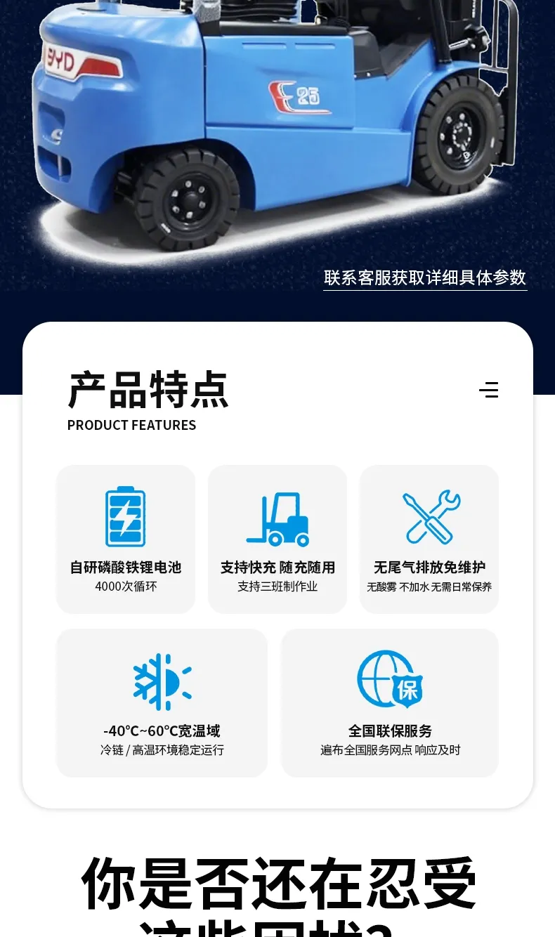 BYD 2.5 طن رافعة شوكية كهربائية(الرقم2) BYD 2.5 طن رافعة شوكية كهربائية(الرقم2)