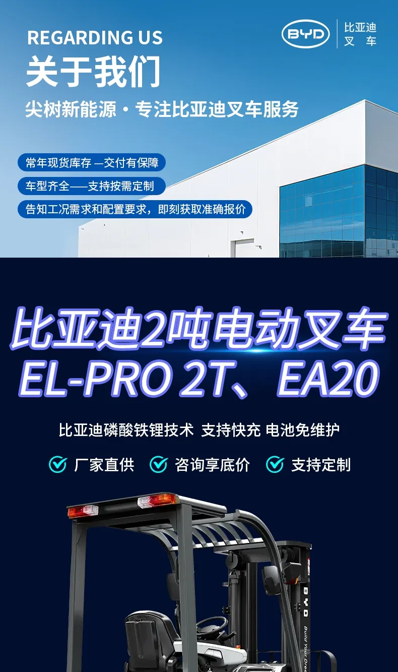 BYD 2 طن رافعة شوكية كهربائية(الرقم1)
