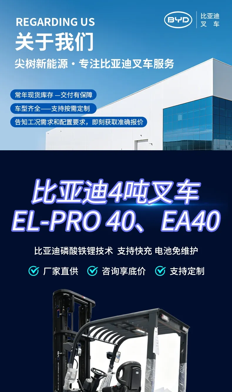 BYD 4 طن رافعة شوكية كهربائية(الرقم1)